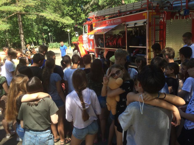 Проведено занятие по безопасности в МБУ БО «Дубрава» для подростков летней тематической смены «Лига чемпионов»